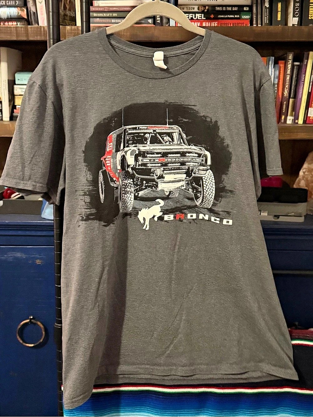 Ford Bronco Graphic Tee in Gray Size Large